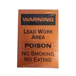 Danger: Lead Poison Sign 14" x 20" 100/Pack