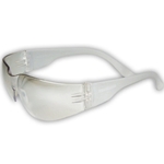 Shook Logo Mirage Clear Lens Rubber Tip Safety Glass