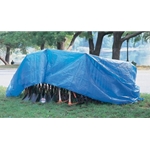Blue Tarp with Grommets 15' x 30'