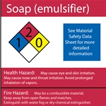 Soap NFPA Label