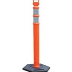 42" Delineator Post with 3" Reflective Stripe