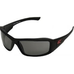 Torque Matte Black Smoke Polarized Lens Safety Glass