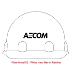 White AECOM Logo Hardcap
