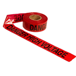Red Danger High Voltage Tape