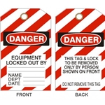 Laminated Lockout Tag 10/ Pack