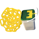 2" Plastic Yellow Chain 160' Pail