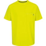 Men's Short Sleeve Solid Safety Tee Safety Yellow