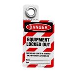 Equipment Locked Out Padlock Tag 25/ Pack