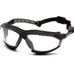 Isotope Clear H2MAX Anti-Fog Lens with Black Frame Safety Glass