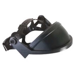 MSA Black HDPE General Purpose Headgear With Ratchet Suspension And 7 Point Crown Adjustment For Use With V-Gard® Visors