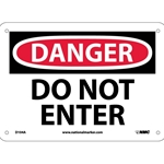 12" x 12 " Do Not Enter Sign