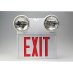 Exit Sign Lighted and Emergency Lights