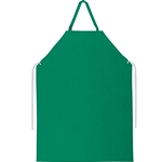 Apron, .45mm PVC/polyester, 35" x 48", sewn edges, green