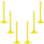 2" Crowd Control Stanchion (41" Overall Height) - Yellow