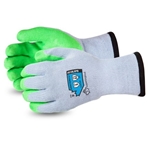10-Gauge Cotton/Poly Knit Glove with Hi-Viz Latex Palm Lined with Punkban™