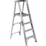 Step Ladder - Aluminum, 4 ft Ladder