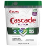 Cascade ActionPacs, Fresh Scent, 34.5 oz, 62/Bag, 3 Bags/Carton