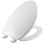 Elongated Toilet Seat in White