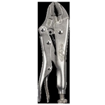 Curved Jaw Locking Pliers with Wire Cutter