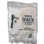 1 Lb. White Oil Oakum, 3/8 In. Dia x 9 In. - 27 In. Strands