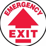 Slip-Gard™ Floor Sign: Emergency Exit