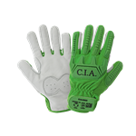 Cut and Impact Resistant Mechanics Style Gloves with a Premium Leather Palm - CIA4005