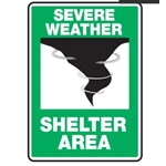 Severe Weather Safety Sign