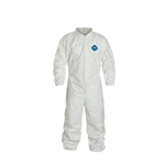Tyvek coveralls w/ collar, elastic wrists & ankles XL