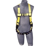 Vest style harness w/ back D-ring & tongue-buckle leg Universal