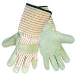 4-1/2" Gauntlet Cuff Leather Palm Glove