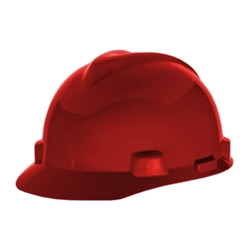 Red V-Gard Hard Cap Barrett Logo