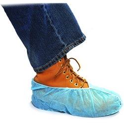 Blue Polypropylene Shoe Cover