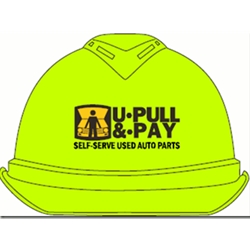U Pull & Pay Logo High Viz Hard Cap