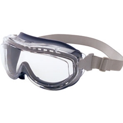 Flex Seal Over the Glasses Safety Goggles Clear Lens Gray Frame