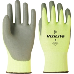ViziLite High Visibility Back w/ Gray Palm Coating Gloves