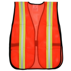 Orange Traffic Vest S/O Stripe