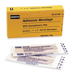 Strip Adhesive Bandages 1" x 3"