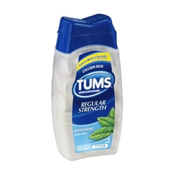 Tums Peppermint Antacid 150/Bottle