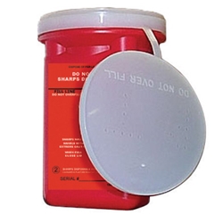 Sharps 1 Quart Non-Mailable Needle Disposal Container