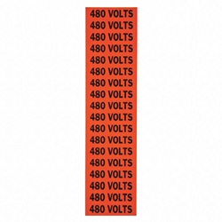 480 Volt Sticker