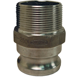 200-F-AL NPT to Groove Straight Tubing Fitting