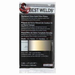 Best Welds # 932-248-11 ( 901-932-248-11 ) Gold Glass 2X4.25 Sh11