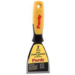 Purdy Surface Prep Tool Stiff Angled Blade Contractor Putty Knife & Scraper 3 Inch