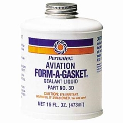 Permatex 80017 Aviation Form-A-Gasket #3 Sealant 16 Oz Bottle 12/Case