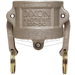 150-DC-AL 356T6 Aluminum Dixon® Cam & Groove Type DC Dust Cap