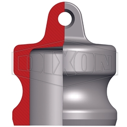 600-DP-AL 	356T6 Aluminum Dixon® Cam & Groove Type DP Dust Plug