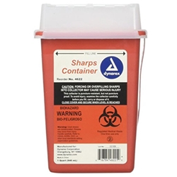 First Aid Only M949 Sharps Container, 1 qt.