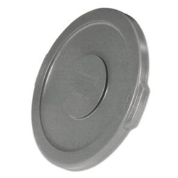 Round Brute Lid For 10 Gallon Trash Cans, Gray