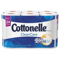 Kleenex Cottonelle Standard 1-Ply Toilet Paper Rolls, 48 Rolls