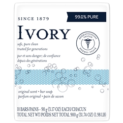 Ivory Bar Soap Original Scent 3.17oz, 4 count